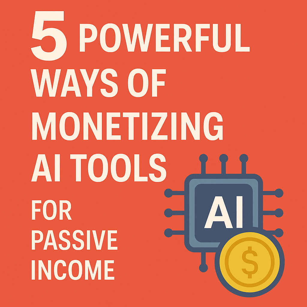Monetizing AI Tools Monetizing AI Tools