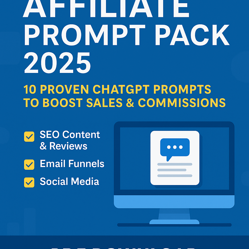 Affiliate Prompt Pack 2025