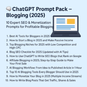 Blogging Prompt Pack 2025