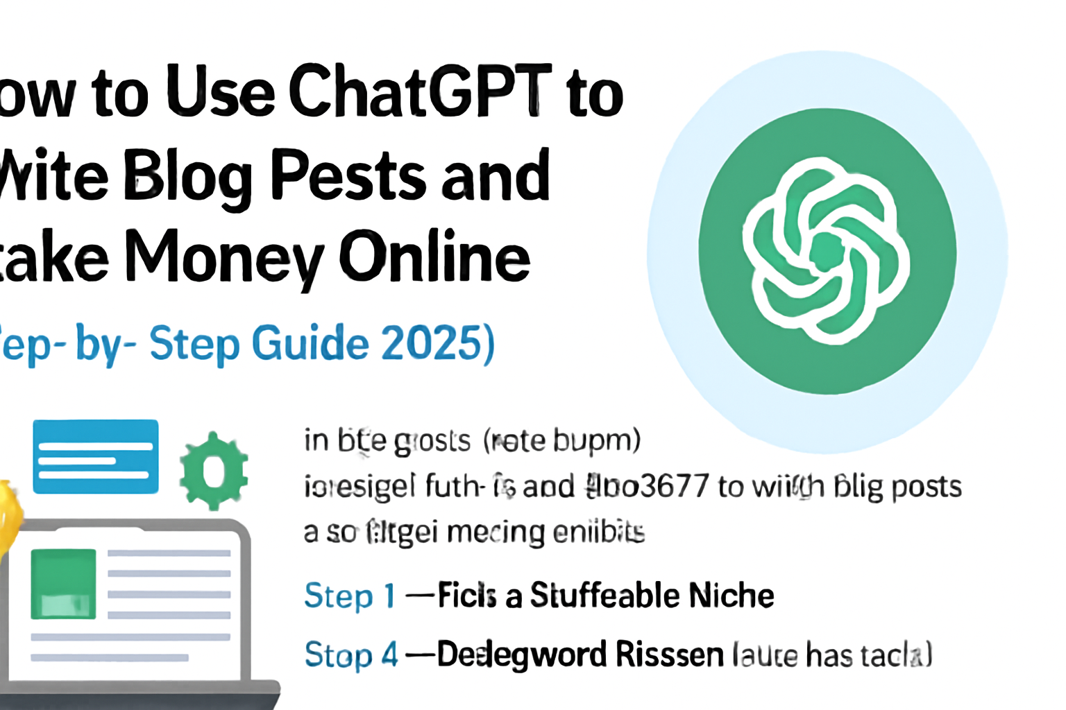 How to Use ChatGPT to Write Blog Posts and Make Money Online (Step-by-Step Guide 2025)