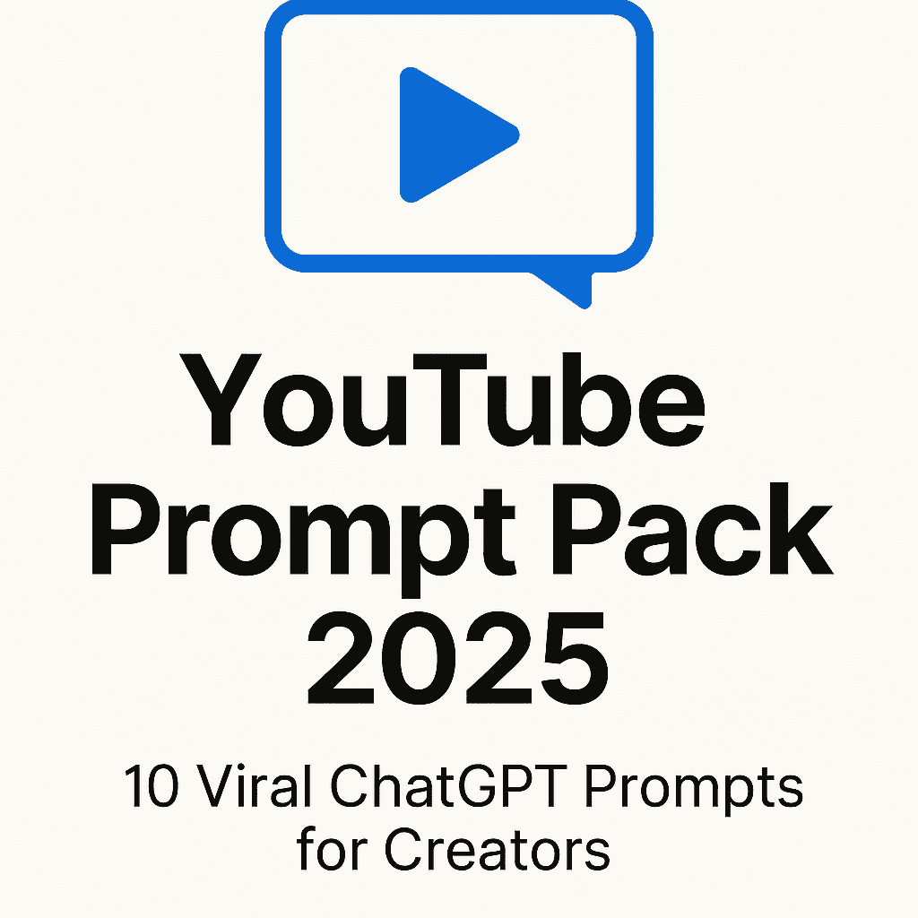 youtube prompt pack 2025 YouTube Prompt Pack 2025